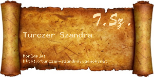 Turczer Szandra névjegykártya